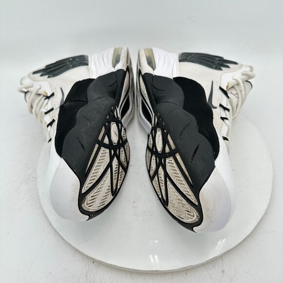 Nike Air Sonic Flight High Men Size 10.5 641333 100 Black White Gary Payton Shoe - Picture 7 of 11